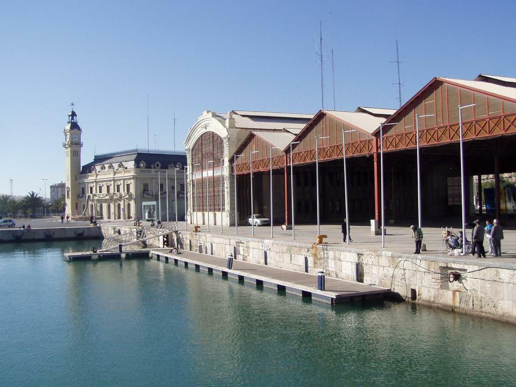 Apartamento Con Vistas A La Marina Real Valenza Esterno foto